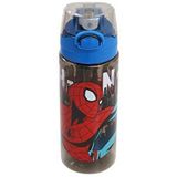 Artlantis Spiderman Matara 500 Ml Mavi Renk 1 Adet Erkek Çocuk Örümcek Adam Lisanslı Suluk Okul Matarası Öğrenci Suluğu Kırmızı