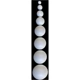 Artlantis Strofor Köpük Top 2cm 3cm 4cm 5cm 6cm 8cm 10CM 24 Adet Yuvarlak Strafor Top Küre Okul D