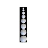 Artlantis Strofor Köpük Top 2cm 3cm 4cm 5cm 6cm 8cm 10cm 24 Adet Yuvarlak Strafor Top Küre Okul Deney Köpük Toplar