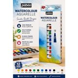 Artlantis Sulu Boya 12 Renk 12 ml Tüp 1 Paket Pepeo Suluboya Seti 12 Li Tüpte Canlı Parlak ve Solmayan Profesyonel - Çok Renkli - Standart