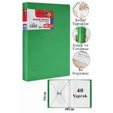 Artlantis Sunum Dosyası 40 lı 1 Paket Poşet Dosyalı Katalog Dosyası 40 Poşetli Kendinden Dosya Plastik Kapaklı