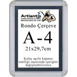 Artlantis Tak Çıkar Rondo Çerçeve A4 21 x 30 cm 1 Adet - Gri - Standart