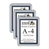 Artlantis Tak Çıkar Rondo Çerçeve A4 21x30 cm 3 Adet Açılır Kapanır Çerçeve Aç Kapa Çerçeve A4 Afiş Çercevesi
