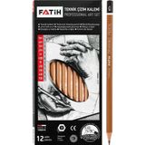 Artlantis Teknik Çizim Kalemi 12 Li 1 Paket Fatih Dereceli Kalem Seti Profesyonel Set Eskiz Karakalem Yumuşak Ve Sert Uçlu