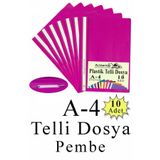 Artlantis Telli Dosya Plastik A4 10 lu 1 Paket Poşet Dosyalara Uyumlu Ekonomik Kaliteli Şeffaf Kapak Telli Dos