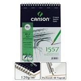 Artlantis Telli Eskiz Defteri Canson 1557 A3 Spiralli 40 Yaprak 1 Adet 120 Gr 297x420 Mm Üstten Açılmalı Karakalem Sketch Book Çok Renkli