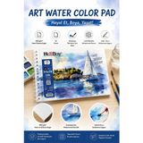Artlantis Telli Suluboya Eskiz Defteri 35X50 cm 1 Adet Herboy 300 gr Sulu Boya Eskiz Defteri Karakalem Çizim 12 Sayfa Dokulu Kağıt - Çok Renkli - 35x50cm - Standart