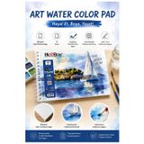 Artlantis Telli Suluboya Eskiz Defteri 35x50 cm 1 Adet Herboy 300 gr Sulu Boya Eskiz Defteri Karakalem Çizim 12 Sayfa Dokulu Kağıt