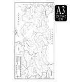 Artlantis Türkiye Akarsular Ve Göller Haritası A3 10 Adet 29.7x42 Cm Türkiye Akarsu Ve Göl Dilsiz Harita Fotokopi Proje Ödev Okul