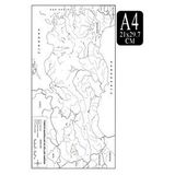 Artlantis Türkiye Akarsular Ve Göller Haritası A4 10 Adet 21x29.7cm Türkiye Akarsu Ve Göl Dilsiz Harita Fotokopi Proje Ödev Okul
