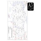Artlantis Türkiye Mülki İdare Haritası A3 10 Adet 29.7x42 cm Türkiye Mülki İdare Harita Fotokopi Proje Ödev Do