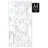 Artlantis Türkiye Mülki İdare Haritası A4 10 Adet 21x29.7cm Türkiye Mülki İdare Harita Fotokopi Proje Ödev Doldurulabilir Okul Beyaz