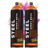 Artlantis Turuncu Sprey Boya 200 ml 2 Adet Hızlı Kuruyan Profesyonel Ahşap Plastik Demir Metal Cam Porselen Duvar Renkli