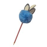 Artlantis Unicorn Ponpon Peluş Kurşun Kalem 1 Adet Peluş Tüylü Tek Boynuzlu Unicorn Figürlü Kurşun Kalem Hediye Kalem Tüylü Sevimli Kalem (Mavi)
