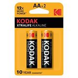 Artlantis Xtralife Alkalin Kalem Pil Aa 2 Adet Kodak Kaliteli Uzun Ömürlü 1.5 V Kalem Pil Orjinal Kumanda Fener Saat Cihazlar