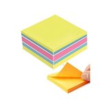 Artlantis Yapışkanlı Not Kağıdı 4 Renk 450 Sayfa 1 Paket Havai Küp Blok Yapışkanlı Postit 75x75 mm Renkli