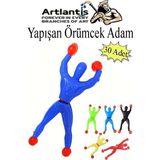 Artlantis Yapışkanlı Örümcek Adam 30 Adet Cama Duvara Yapışan Örümcek Adam Akrobat Örümcek Adam Okul Hediyelik Karne Hediyesi - Çok Renkli - Standart