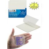 Artlantis Yapışkanlı Şeffaf Not Kağıdı 50 Yaprak 2 Paket Kare Transparan Postit 75X75MM Yarı Saydam Işaretleyici Aydınger Not - Standart - 75x75 mm