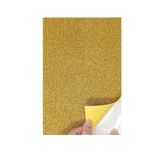 Artlantis Yapışkanlı Simli Eva 35x50 cm 1 Adet Simli Yapışkanlı Eva Süngeri Okul Kreş Anasınıfı Elişi Etkinlikleri Hobi Altın Sarı