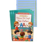 Artlantis Yeni Müfradat Güzel Yazı Defteri A4 19x27 cm 24 Yaprak 3 Adet Standart Kılavuz Dil Çizgili Yazı Defteri Satır Aralıklarına Uygun