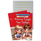Artlantis Yeni Müfradat Güzel Yazı Defteri Orta Boy 16.5x24 24 Yaprak 3 Adet Standart Kılavuz Çizgili Yazı Defteri Satır Aralıklarına Uygun