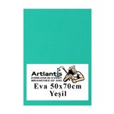 Artlantis Yeşil Eva 50x70 cm 1 Adet Eva Süngeri Okul Kreş Anasınıfı Elişi Etkinlikleri