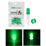 Artlantis Yeşil Mantar LED Diyot Lamba 30 Lu 1 Paket Yeşil 4.8 mm Mini Mantar LED Lamba Deney Bilim Proje Arduino Işığı - Standart