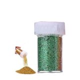 Artlantis Yeşil Toz Sim Tuzluklu 7 gr 3 Adet Renkli Toz Sim Epoksi Reçine Okul Etkinlik Dekarasyon Slime