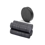 Artlantis Yuvarlak Mıknatıs Mini 100 Adet 15x3 mm Mini Mıknatıs Seramik Kömür Mıknatıs Nişan Düğün Sünnet Çok Amaçlı Süsleme Mıknatıs