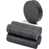 Artlantis Yuvarlak Mıknatıs Mini 25 Adet 15X3 mm Mini Mıknatıs Seramik Kömür Mıknatıs Nişan - Çok Renkli