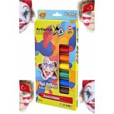 Artlantis Yüz Boyası 10 Renk 1 Paket Face Paint Çevirmeli Yüz Kalemi Kolay Temizlenen Canlı Renkler