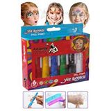 Artlantis Yüz Boyası 6 Renk 1 Paket Fixpoint Face Paint Çevirmeli Yüz Boyası Canlı Renkler Sağlığa Zararsız Kreş Okul Öncesi Çok Renkli