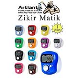 Artlantis Zikirmatik 1 Adet Hediyelik Dua Tespihat Sayacı Tesbih Pilli Lcd Ekranlı Parmak Yüzük Zikir Matik Çok Renkli