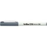 Artline 210 Fineliner 0.6 mm Gri Keçe Uçlu Kalem