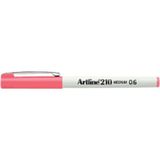 Artline 210 Fineliner 0.6 mm Pembe Keçe Uçlu Kalem