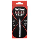 Artline 210N 06 MM Koyu Kırmızı Keçe Uçlu Yazı Kalemi