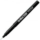Artline 220N Super Fine İnce 0.2 mm Siyah Keçe Uçlu Yazı Kalemi