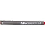 Artline 233 Kırmızı Çizim Kalemi 0.3Mm Teknik Çizim Kalemi