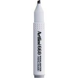 Artline 660 10-40 mm Gri Kesik Uç Fosforlu Kalem