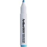 Artline 660 10-40 mm Mavi Kesik Uç Fosforlu Kalem