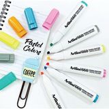 Artline 660 Fosforlu Kalem 6 Pastel Renk Set 1 Adet Tek Ebat Renkli Sarf Malzemeler