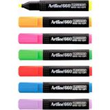 Artline 660 Fosforlu Kalem 7'li Set Parlak Renkler ile Yüksek Kalite Yazım Deneyimi