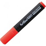 Artline 660 Fosforlu Kalem Kırmızı - 1 Adet