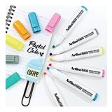 Artline 660 Fosforlu Pastel Tonlar Kalem Seti 6 lı