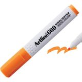 Artline 660 Turuncu Fosforlu Kalem 1,0 - 4,0 mm Parlak Renkler ile Temiz Vurgulama