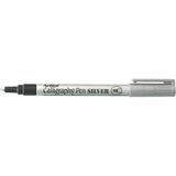 Artline 993XF Gümüş Renkli Keçeli Kalem 2,5 mm Uç Kalınlığı Sanat ve Hobi Çalışmaları İçin - 2.5 mm