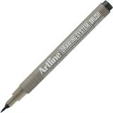 Artline A-EK-23FN Drawing System Black Siyah Fırça Uç Çizim Kalemi