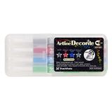 Artline Decorite Metallic Renk 4'lü Fırça Uçlu Marker Kalem EDF-F/4PSH3