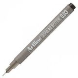 Artline Drawing System 0.03 Siyah Teknik Çizim Kalemi