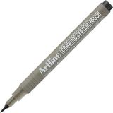 Artline | Drawing System 23FN Teknik Çizim Kalemi, Fırça Uçlu, Siyah, Esnek ve Hassas Çizimler Için
